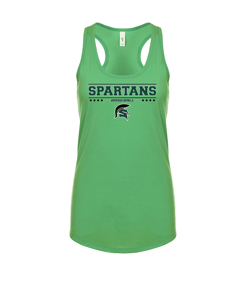 Schurr HS Baseball Border - Women’s Tank Top