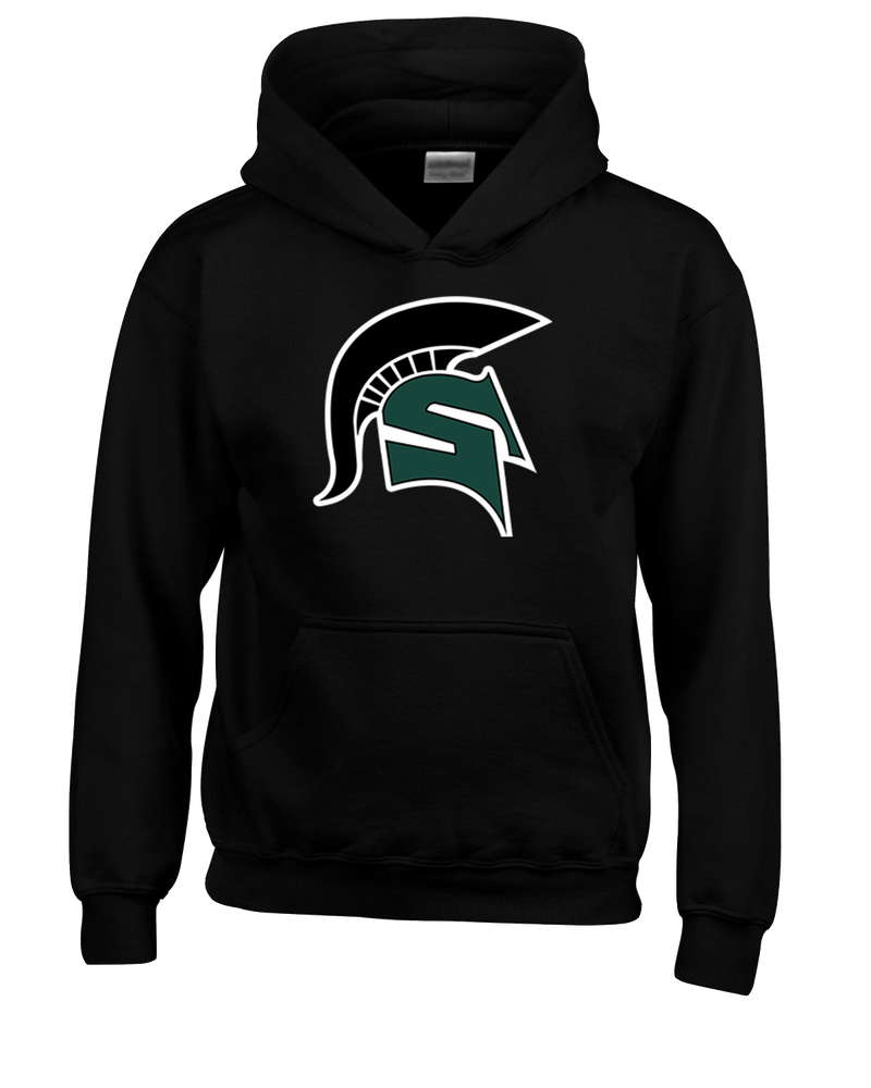 Schurr HS Baseball Spartan Logo - Youth Hoodie