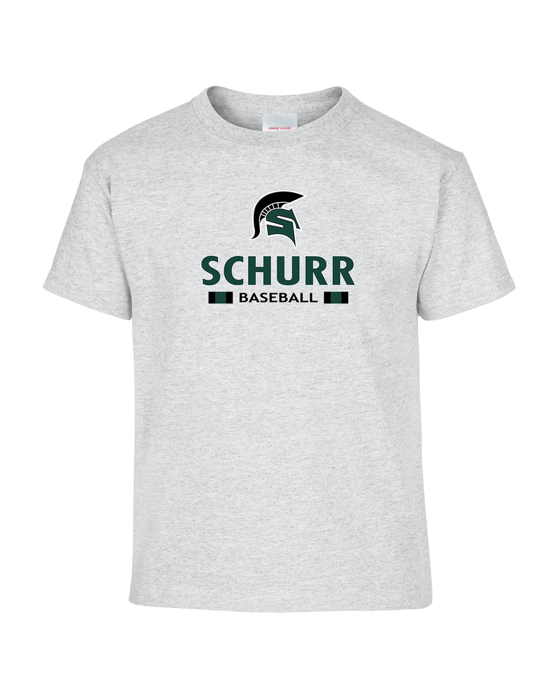 Schurr HS Baseball Spartan Logo - Youth T-Shirt