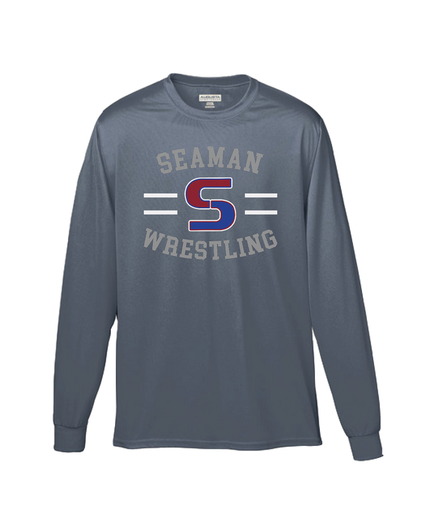 Seaman HS BW Wrestling Curve - Performance Long Sleeve