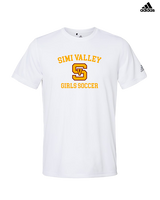 Simi Valley HS Girls Soccer Custom 1 - Mens Adidas Performance Shirt