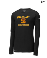 Simi Valley HS Girls Soccer Custom 1 - Mens Nike Longsleeve