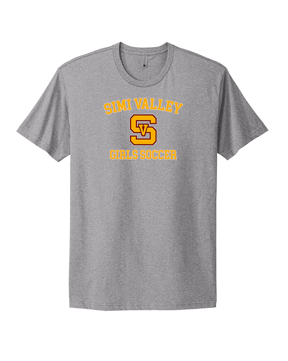 Simi Valley HS Girls Soccer Custom 1 - Mens Select Cotton T-Shirt