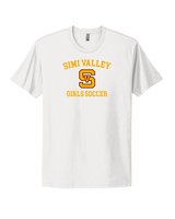 Simi Valley HS Girls Soccer Custom 1 - Mens Select Cotton T-Shirt