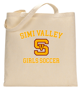 Simi Valley HS Girls Soccer Custom 1 - Tote