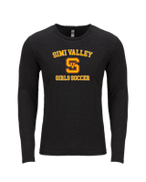 Simi Valley HS Girls Soccer Custom 1 - Tri-Blend Long Sleeve