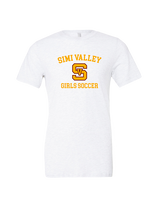 Simi Valley HS Girls Soccer Custom 1 - Tri-Blend Shirt