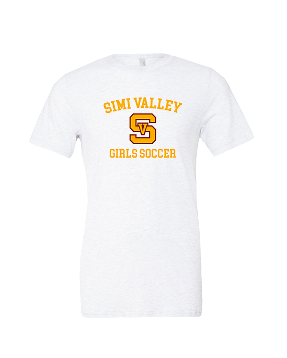 Simi Valley HS Girls Soccer Custom 1 - Tri-Blend Shirt