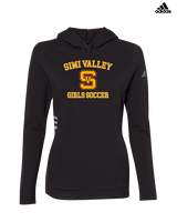 Simi Valley HS Girls Soccer Custom 1 - Womens Adidas Hoodie