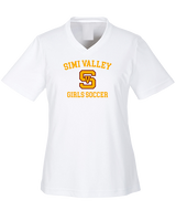 Simi Valley HS Girls Soccer Custom 1 - Womens Performance Shirt