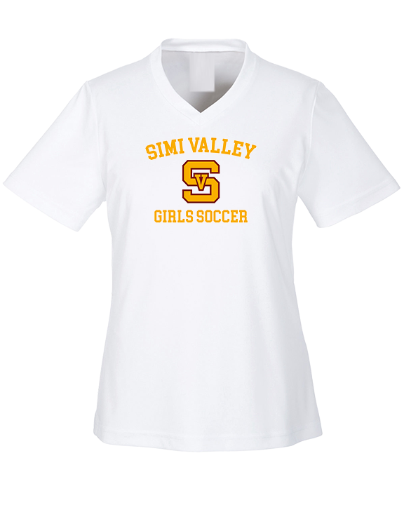 Simi Valley HS Girls Soccer Custom 1 - Womens Performance Shirt