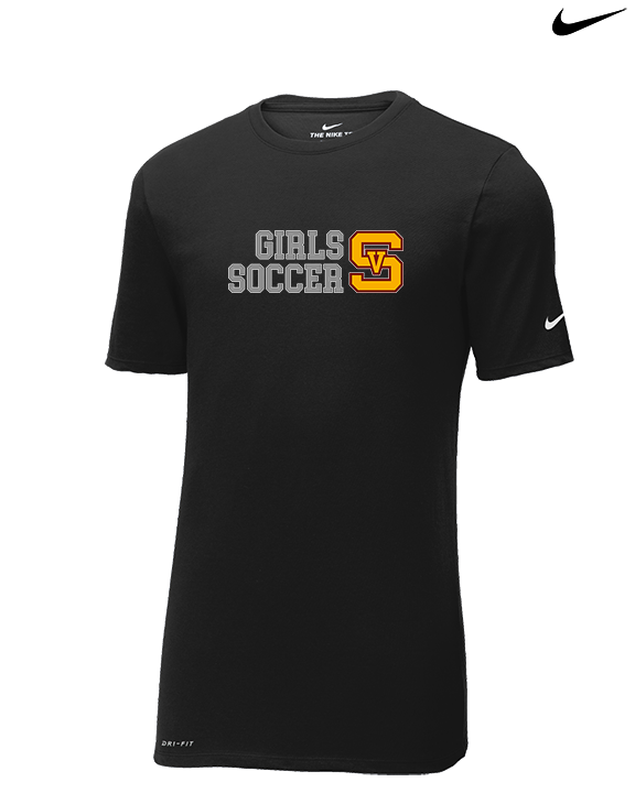 Simi Valley HS Girls Soccer Custom 2 - Mens Nike Cotton Poly Tee