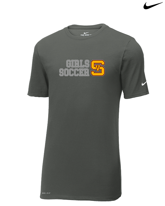 Simi Valley HS Girls Soccer Custom 2 - Mens Nike Cotton Poly Tee