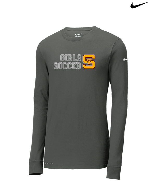 Simi Valley HS Girls Soccer Custom 2 - Mens Nike Longsleeve