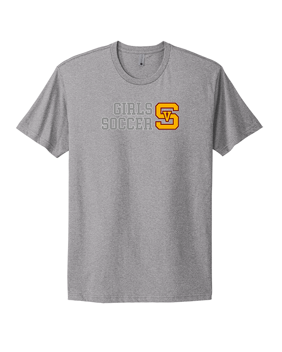 Simi Valley HS Girls Soccer Custom 2 - Mens Select Cotton T-Shirt