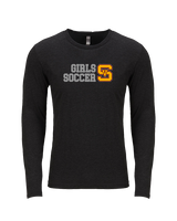 Simi Valley HS Girls Soccer Custom 2 - Tri-Blend Long Sleeve