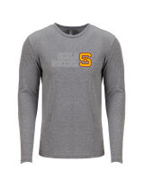 Simi Valley HS Girls Soccer Custom 2 - Tri-Blend Long Sleeve