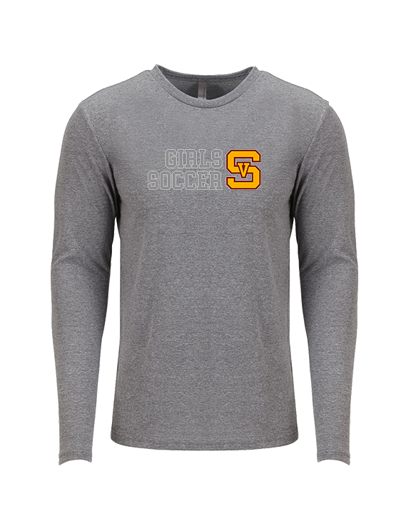 Simi Valley HS Girls Soccer Custom 2 - Tri-Blend Long Sleeve