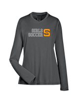 Simi Valley HS Girls Soccer Custom 2 - Womens Performance Longsleeve