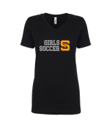 Simi Valley HS Girls Soccer Custom 2 - Womens Vneck