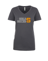 Simi Valley HS Girls Soccer Custom 2 - Womens Vneck