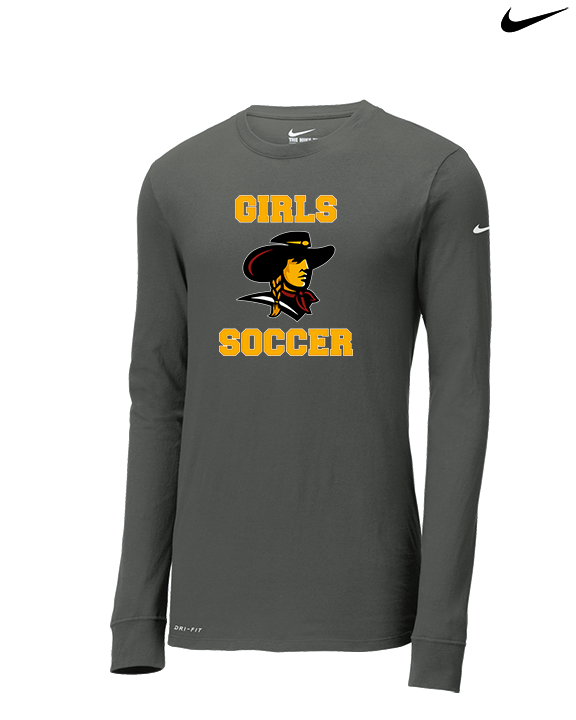 Simi Valley HS Girls Soccer Custom 3 - Mens Nike Longsleeve