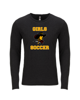 Simi Valley HS Girls Soccer Custom 3 - Tri-Blend Long Sleeve