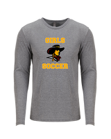 Simi Valley HS Girls Soccer Custom 3 - Tri-Blend Long Sleeve