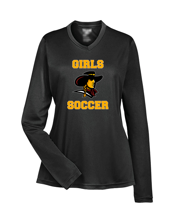 Simi Valley HS Girls Soccer Custom 3 - Womens Performance Longsleeve