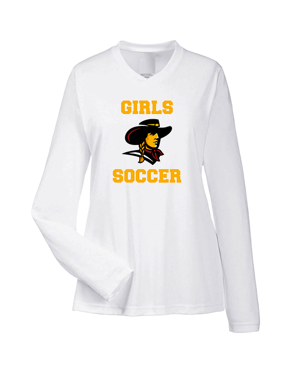 Simi Valley HS Girls Soccer Custom 3 - Womens Performance Longsleeve