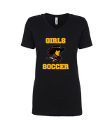 Simi Valley HS Girls Soccer Custom 3 - Womens Vneck