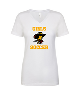 Simi Valley HS Girls Soccer Custom 3 - Womens Vneck