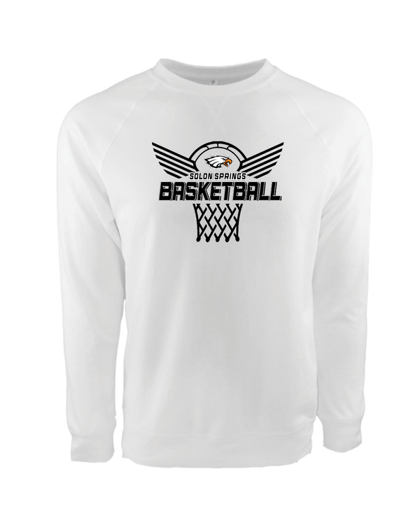 Solon Springs HS Nothing But Net - Crewneck Sweatshirt