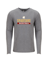 Somerset College Prep Basketball - Tri Blend Long Sleeve