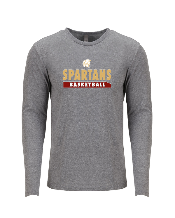 Somerset College Prep Basketball - Tri Blend Long Sleeve