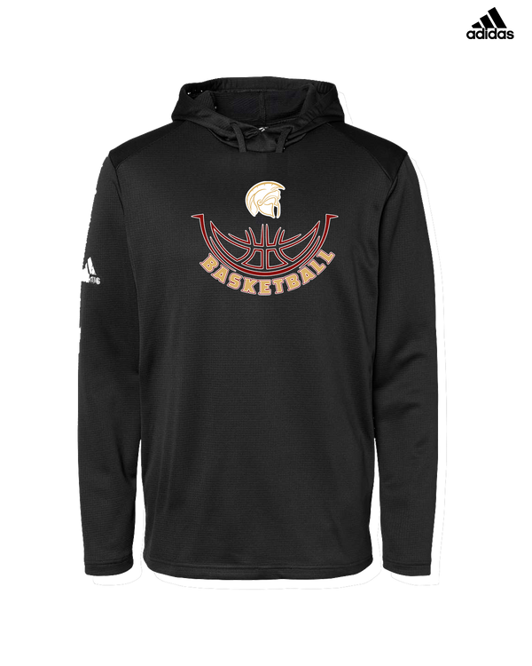 Somerset College Prep Basketball Half Ball - Adidas Men's Hooded Sweatshirt