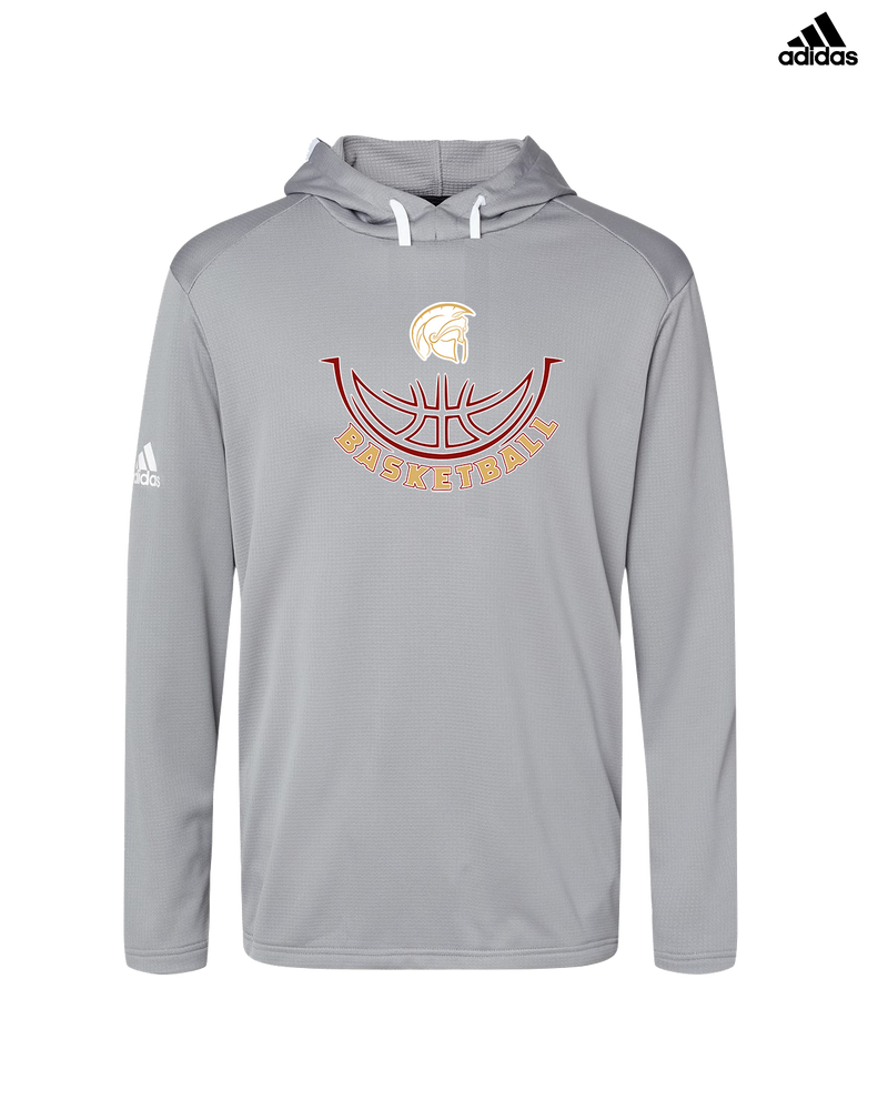 Somerset College Prep Basketball Half Ball - Adidas Men's Hooded Sweatshirt