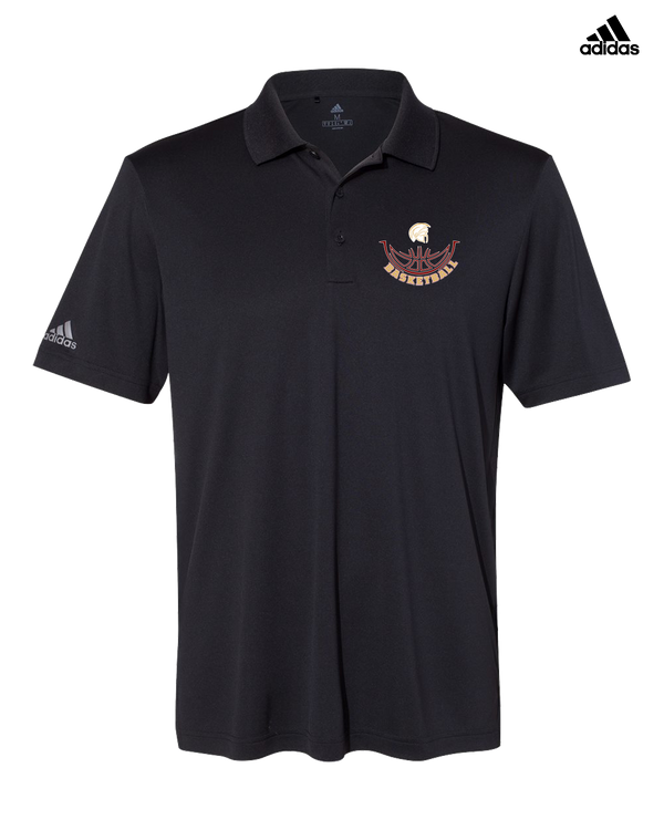 Somerset College Prep Basketball Half Ball - Adidas Men's Performance Polo