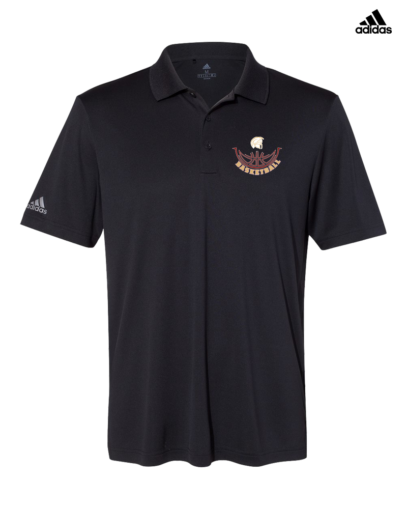 Somerset College Prep Basketball Half Ball - Adidas Men's Performance Polo