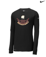 Somerset College Prep Basketball Half Ball - Nike Dri-Fit Poly Long Sleeve