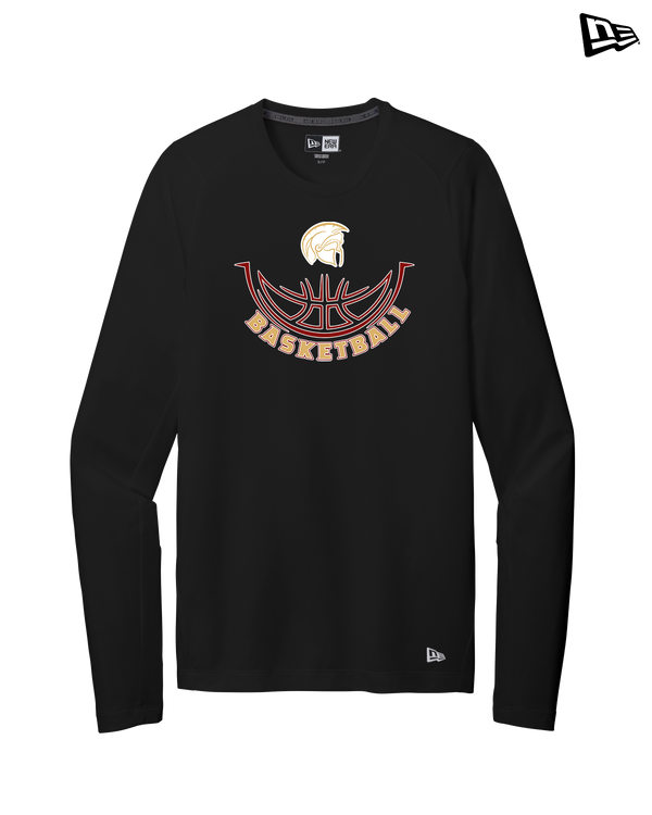 Somerset College Prep Basketball Half Ball - New Era Long Sleeve Crew