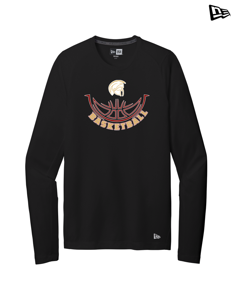 Somerset College Prep Basketball Half Ball - New Era Long Sleeve Crew