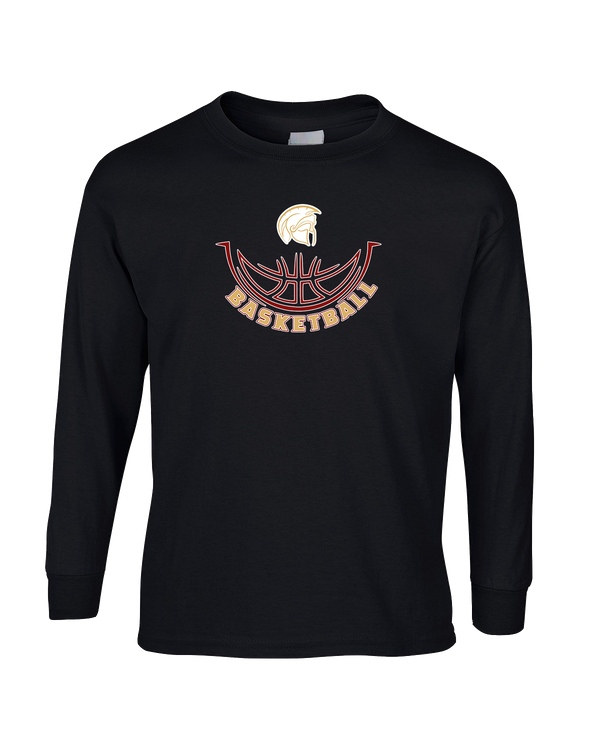 Somerset College Prep Basketball Half Ball - Mens Basic Cotton Long Sleeve