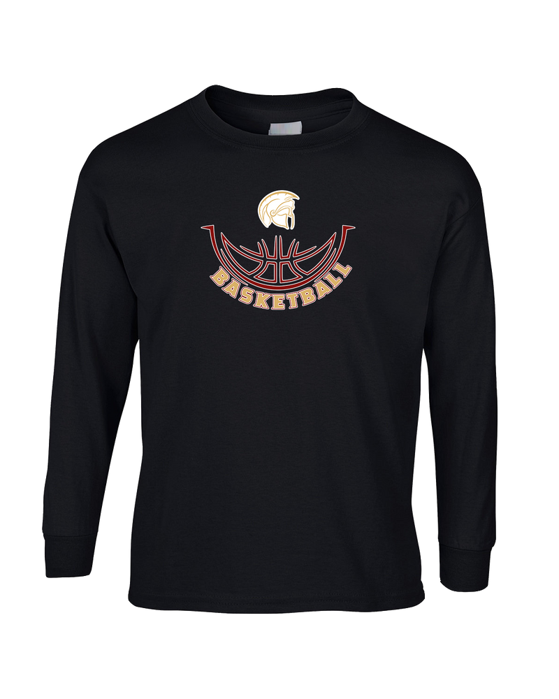 Somerset College Prep Basketball Half Ball - Mens Basic Cotton Long Sleeve