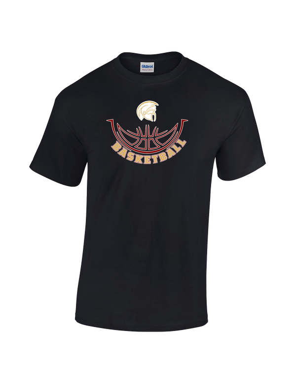 Somerset College Prep Basketball Half Ball - Cotton T-Shirt