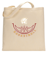 Somerset College Prep Basketball Half Ball - Tote Bag