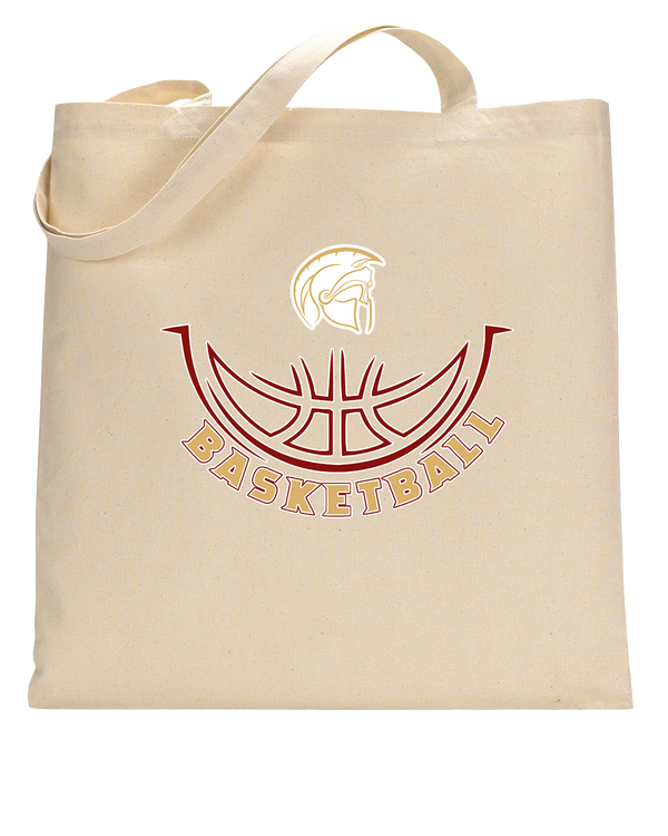 Somerset College Prep Basketball Half Ball - Tote Bag