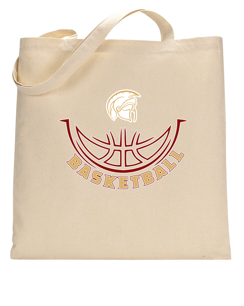 Somerset College Prep Basketball Half Ball - Tote Bag