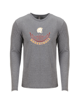 Somerset College Prep Basketball Half Ball - Tri Blend Long Sleeve