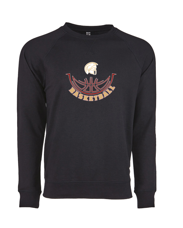 Somerset College Prep Basketball Half Ball - Crewneck Sweatshirt